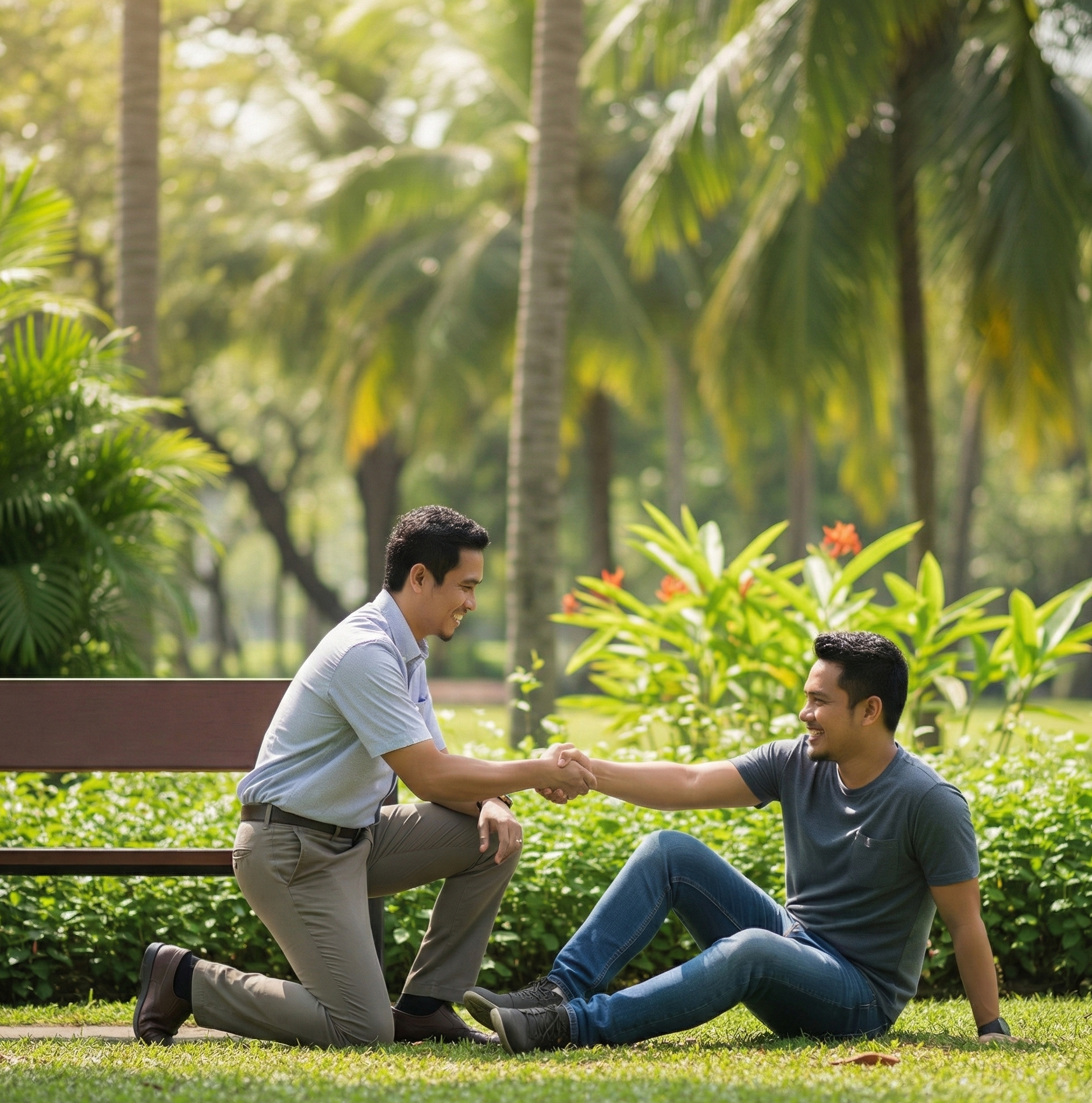 Helping Hand Teamwork